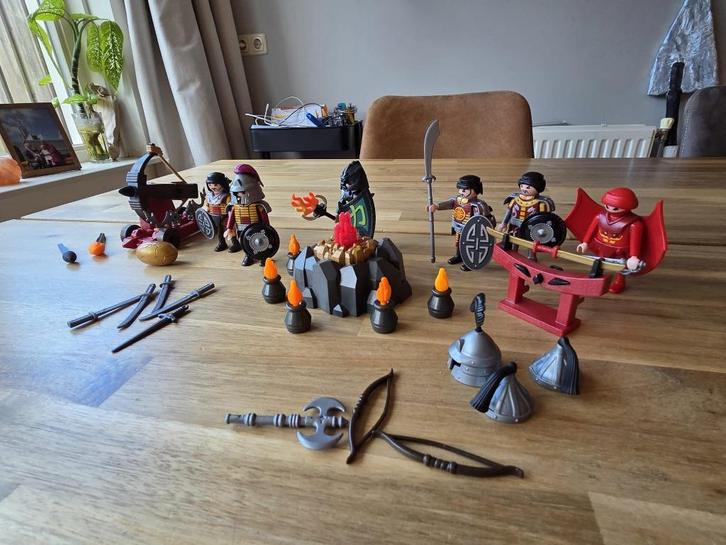 Playmobiel drakenridders met wapens en schatten, Kinderen en Baby's, Speelgoed | Playmobil, Zo goed als nieuw, Ophalen of Verzenden