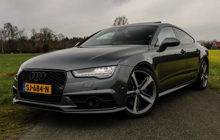 Audi A7 3.0TDI Quattro S-Line | ACC | Camera | Trekhaak |, Auto's, Audi, Particulier, A7, 360° camera, 4x4, ABS, Achteruitrijcamera