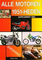 Alle motoren 1951 - Heden - Supplement 1993 - Ruud Vos  Inkl, Boeken, Gelezen, Ruud Vos, Verzenden