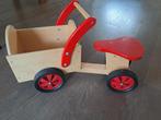 Loopfiets bakfiets van hout, Ophalen, Zo goed als nieuw