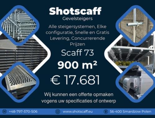 Gevelsteiger Baumann | 900 m² | Topprijs, Doe-het-zelf en Verbouw, Steigers, Nieuw, Gevelsteiger, 5 meter of hoger, Ophalen