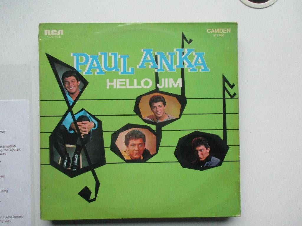 PAUL ANKA: varia lp's, varia platenmaatschappijen, Ophalen of Verzenden