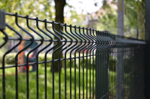 50 meter dubbelstaafmat hekwerk -193cm hoog -2D met 3 vouwen, Tuin en Terras, Tuinhekken en Hekwerk, Nieuw, Dubbelstaafmat hekwerk