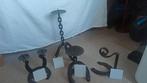 Hoefijzer kandelaars / Hoefijzer wandhanger, Gebruikt, 50 tot 75 cm, Zwart, Ophalen of Verzenden
