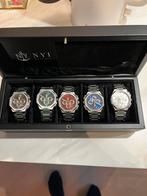 5 NYI Collectors Box Horloges, Overige merken, Staal, Polshorloge, Ophalen of Verzenden