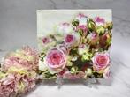 Ambiente knutsel servetten roze rozen decoupage nr 057, Hobby en Vrije tijd, Knutselen, Verzenden, Nieuw, Materiaal