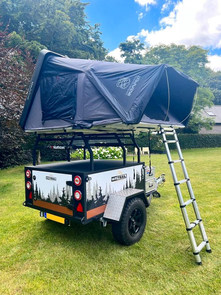 iKamper 3.0 Rocky Black - 2 Jaar oud - 4 Personen, Caravans en Kamperen, Tenten, tot en met 4, Gebruikt, Ophalen