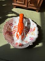 Antieke Schaal met Kreeft Decoratie, Antiek en Kunst, Ophalen of Verzenden