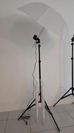 2x Witte paraplu soft voor fotostudio, Ophalen, Zo goed als nieuw