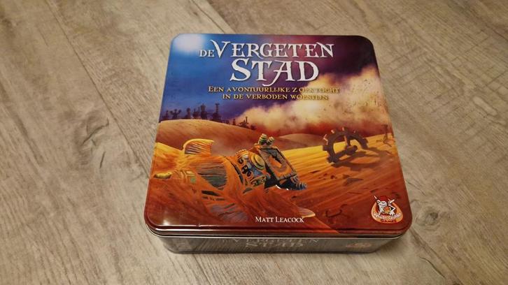 Bordspel De Vergeten Stad, Hobby en Vrije tijd, Gezelschapsspellen | Bordspellen, Gebruikt, Ophalen of Verzenden