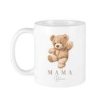 Zwanger? Geboorte kado? mok vintage teddy bear papa of mama, Nieuw, Ophalen of Verzenden