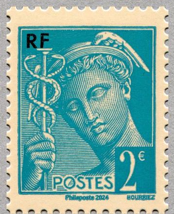 Jaar 2025 Y&T 5826 Mercure 1944-2024. beschikbaar voor biedingen