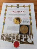Wilhelmina Munt met Certificaat, Ophalen of Verzenden