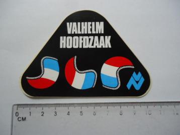 sticker oud VALHELM hoofdzaak vvn helm motor brommer retro beschikbaar voor biedingen