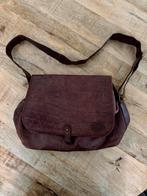 Vintage Mulberry leren schoudertas met croco look, Sieraden, Tassen en Uiterlijk, Overige merken, Gebruikt, Bruin, Ophalen of Verzenden