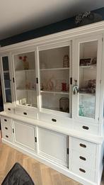 Witte buffetkast van eiken, top kwaliteit!!, 200 cm of meer, Eikenhout, Ophalen of Verzenden, 200 cm of meer