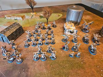 Warhammer 40k Chaos Space Marines Leger - Geverfd beschikbaar voor biedingen