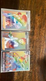 3 regenboog pokemon kaarten, Hobby en Vrije tijd, Verzamelkaartspellen | Pokémon, Verzenden, Zo goed als nieuw