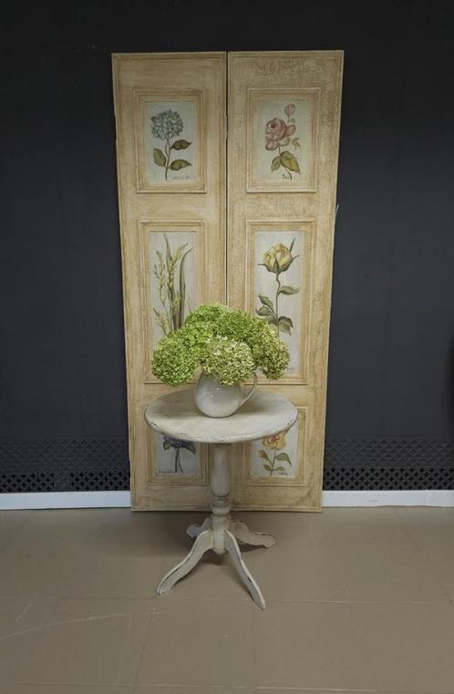 Set rond tafeltje en scherm, Antiek en Kunst, Curiosa en Brocante, Ophalen