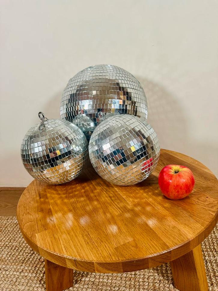 Discoballen set van 3, Huis en Inrichting, Lampen | Overige, Gebruikt, Ophalen