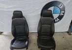 Zwart Leren interieur stoelen elektrische met stoelverwarmin, Auto-onderdelen, Ophalen of Verzenden, Gebruikt