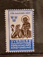 Zweden cinderella - Dierenbescherming, Ophalen of Verzenden, Zweden, Postfris