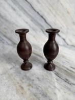 Vintage Midcentury Houten Vazen, Overige materialen, Gebruikt, Overige kleuren, Ophalen of Verzenden