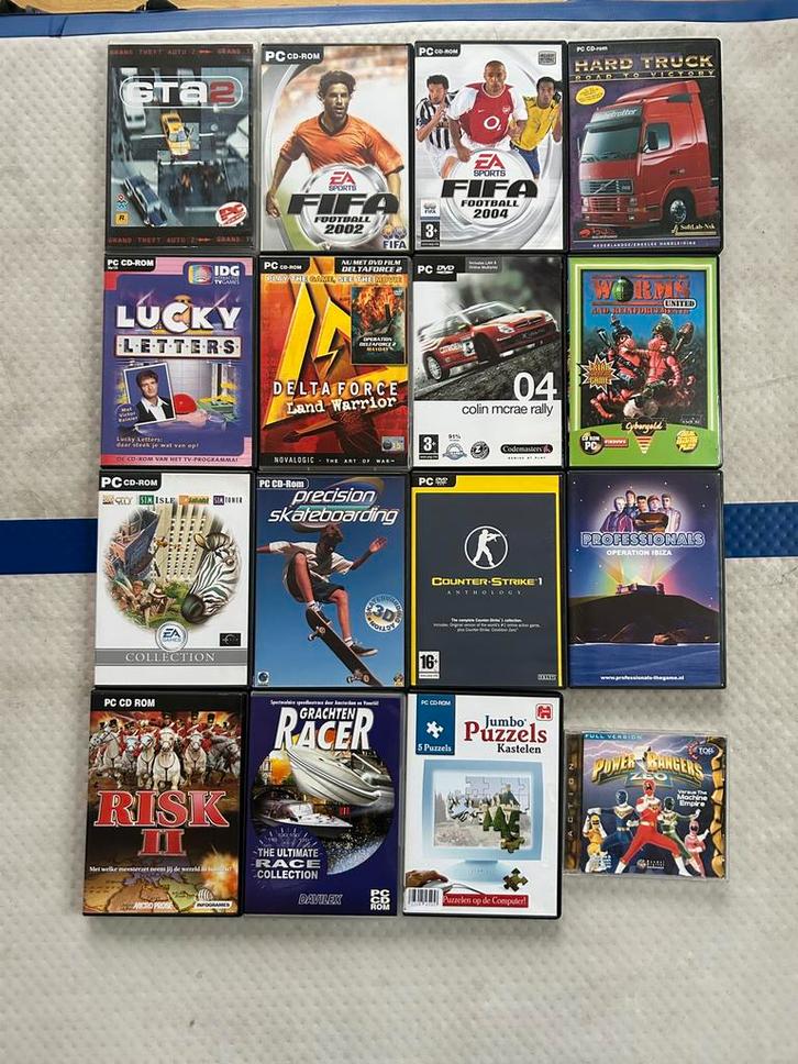 Diverse PC CD-ROM games, Spelcomputers en Games, Games | Pc, Zo goed als nieuw, 1 speler, Vanaf 3 jaar, Ophalen of Verzenden