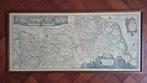 Ingelijste kaart stroomgebied Rijn W. Blaeu - 1635, Gelezen, Voor 1800, Blaeu, Landkaart