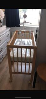Wiegje op wieltjes 40x80 compleet, Ophalen of Verzenden, Zo goed als nieuw, Wieg