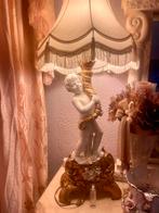 Capodimonte porseleinen lamp, Antiek en Kunst, Ophalen