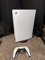 PlayStation 5 Digital Edition met controller, doos en kabels, Spelcomputers en Games, Ophalen of Verzenden, Zo goed als nieuw
