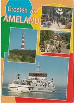AMELAND Vuurtoren Veerboot Centrum Groeten, Verzamelen, Ansichtkaarten | Nederland, Verzenden, 1980 tot heden, Gelopen, Waddeneilanden