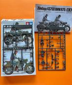Tamiya	35023	BMW R75 & Zundapp KS750 	1/35	incompleet, Hobby en Vrije tijd, Modelbouw | Auto's en Voertuigen, Tank, 1:32 tot 1:50