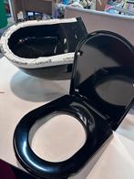 Creavit TP325 hangtoilet met bidet en toiletbril (2 sets), Ophalen, Nieuw, Steen, Toilet