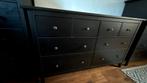 IKEA Hemnes Ladekast Zwart Hout, Huis en Inrichting, Kasten | Ladekasten, Ophalen, Gebruikt, 5 laden of meer, 150 tot 200 cm