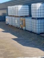IBC vaten houten pallet 20 euro, Tuin en Terras, Regentonnen, 150 liter of meer, Ophalen, Zo goed als nieuw, Kunststof