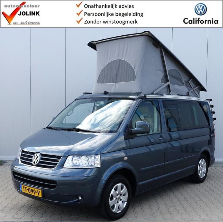 Volkswagen California T5 2.5 TDi Comfortline I Clima I Cruis, Caravans en Kamperen, Campers, tot en met 4, Buscamper of Camperbus