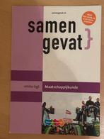 Samengevat Maatschappijkunde VMBO-KGT, Ophalen, Zo goed als nieuw, VMBO, Maatschappijleer