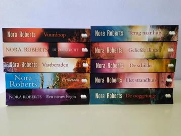 Op te halen Te Koop 10 boeken van Nora Roberts 