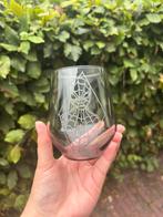 Hand gemaakt Spiderman glas, Verzamelen, Glas en Borrelglaasjes, Ophalen of Verzenden, Zo goed als nieuw, Waterglas