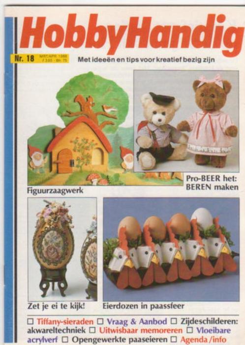 HobbyHandig nr.18 1988 [2499]  [BoOvTi], Boeken, Tijdschriften en Kranten, Zo goed als nieuw, Sport en Vrije tijd, Ophalen of Verzenden