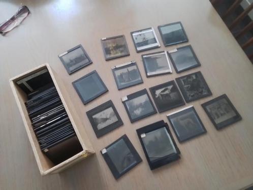 Antieke glazen foto's voor lantaarn, 50 st, Antiek en Kunst, Antiek | Overige Antiek, Ophalen of Verzenden