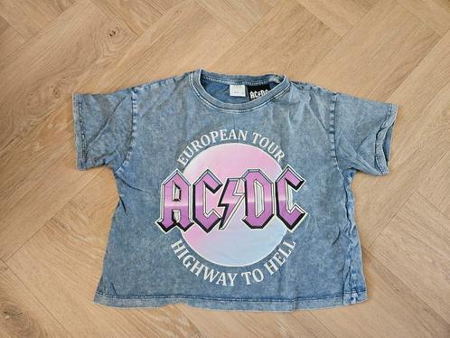 Leuk blauw shirt Zara maat 134 / 140, Kinderen en Baby's, Kinderkleding | Maat 134, Zo goed als nieuw, Meisje, Shirt of Longsleeve