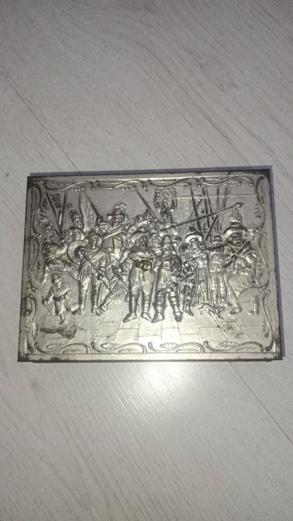 Vintage Sigaren kistje van Rembrandts 'De Nachtwacht, Verzamelen, Rookartikelen, Aanstekers en Luciferdoosjes, Zo goed als nieuw