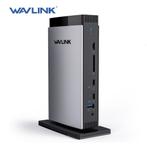 WAVLINK Universal DisplayLink Docking Station 3x4K, Computers en Software, Dockingstations, Wavlink, Nieuw, Ophalen of Verzenden