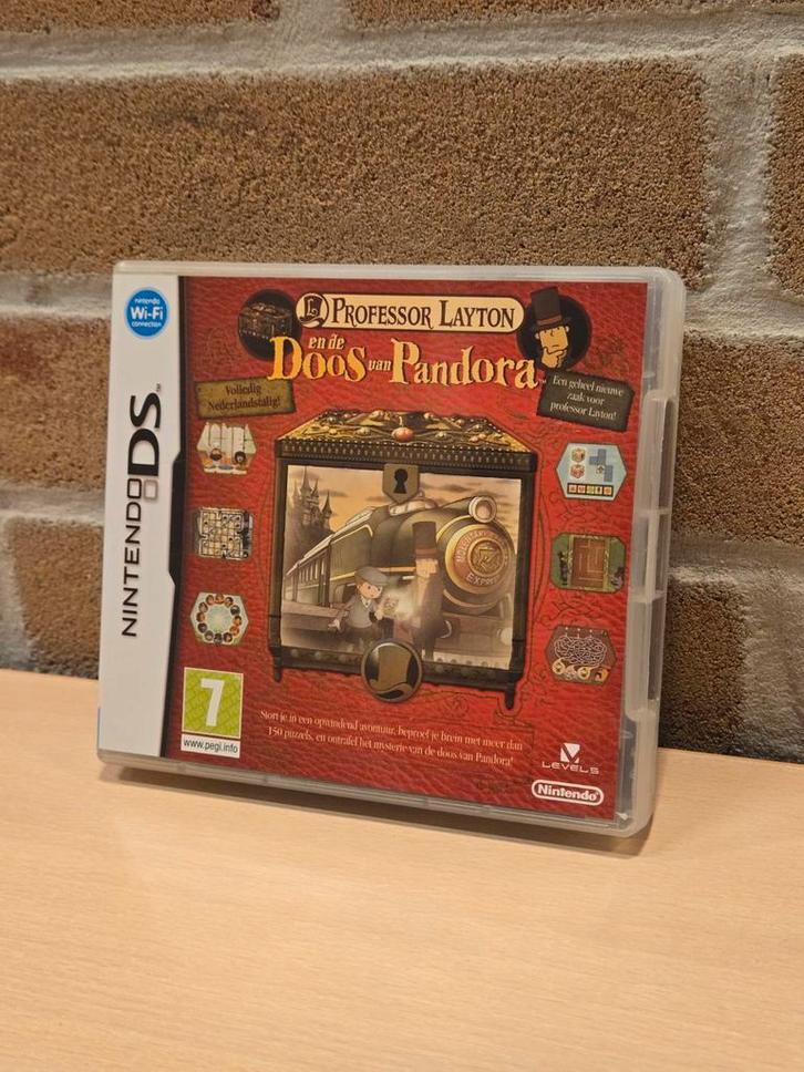 Professor Layton en de Doos van Pandora - Nintendo DS, Spelcomputers en Games, Games | Nintendo DS, Gebruikt, Puzzel en Educatief