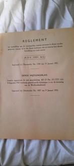 reglement spoorwegen uit 1951 derde wijzigingsblad, Ophalen of Verzenden, Zo goed als nieuw, Trein, Boek of Tijdschrift