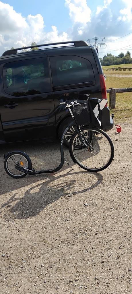 Kickbike step met mand, Fietsen en Brommers, Steps, Gebruikt, Kickbike, Ophalen of Verzenden