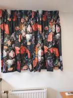 Gordijn Leen Bakker, dikke stof, gevoerd, bloemenprint, Ophalen of Verzenden